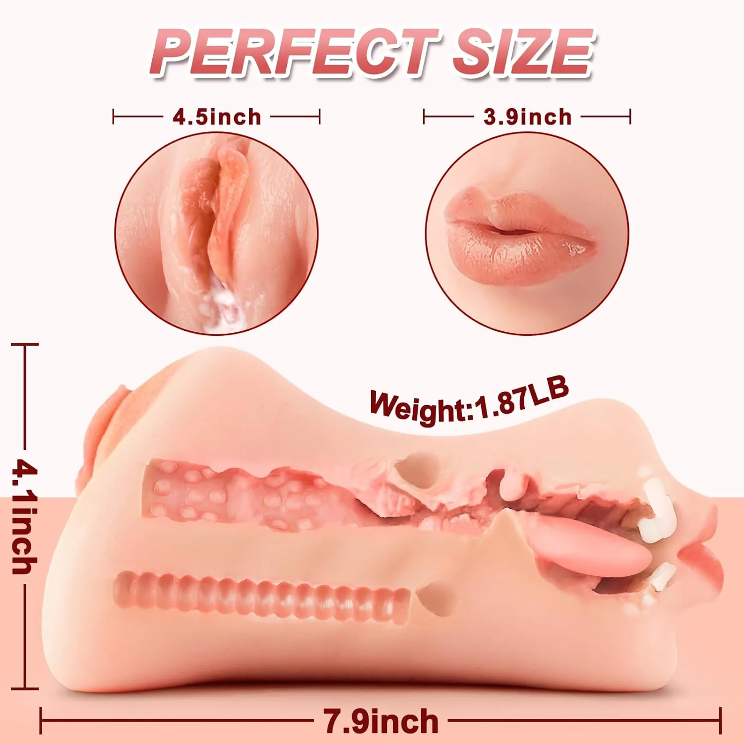 Dual-Channel Stroker with Ring ST003-S main product view