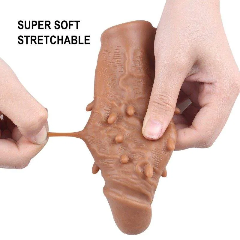 Ribbed Textured Penile Sleeve main product view