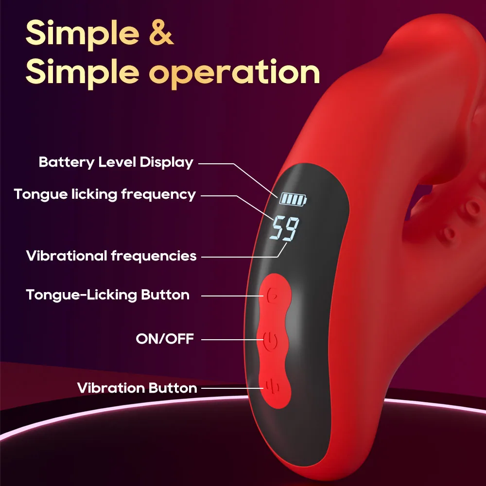 Tongue-Licking Vibrator main product view